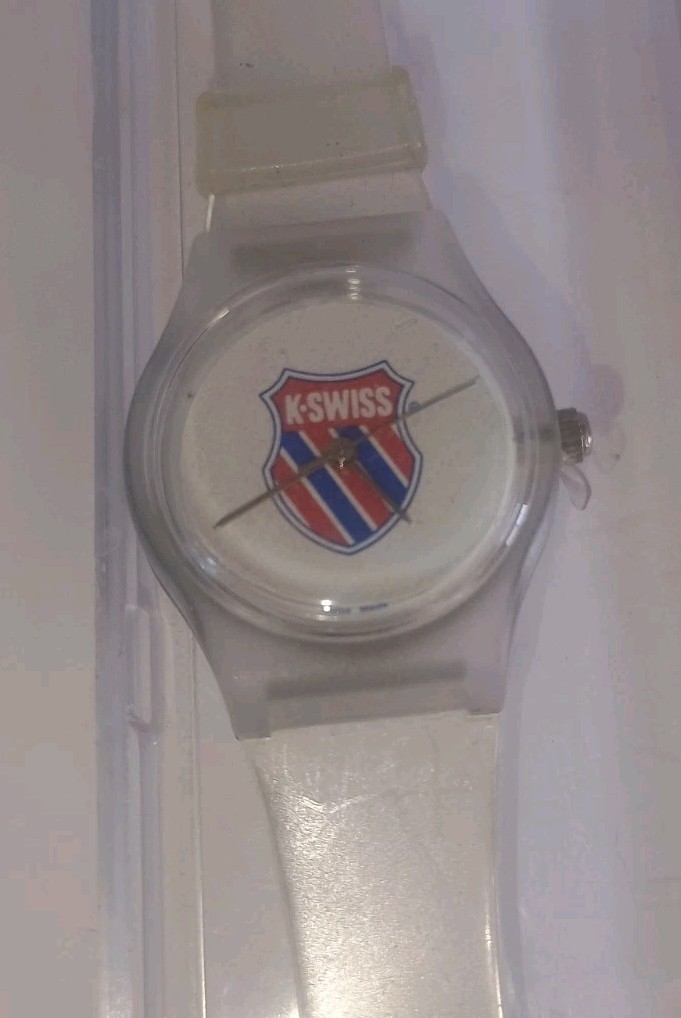 Vintage K Swiss Clear Strap Watch