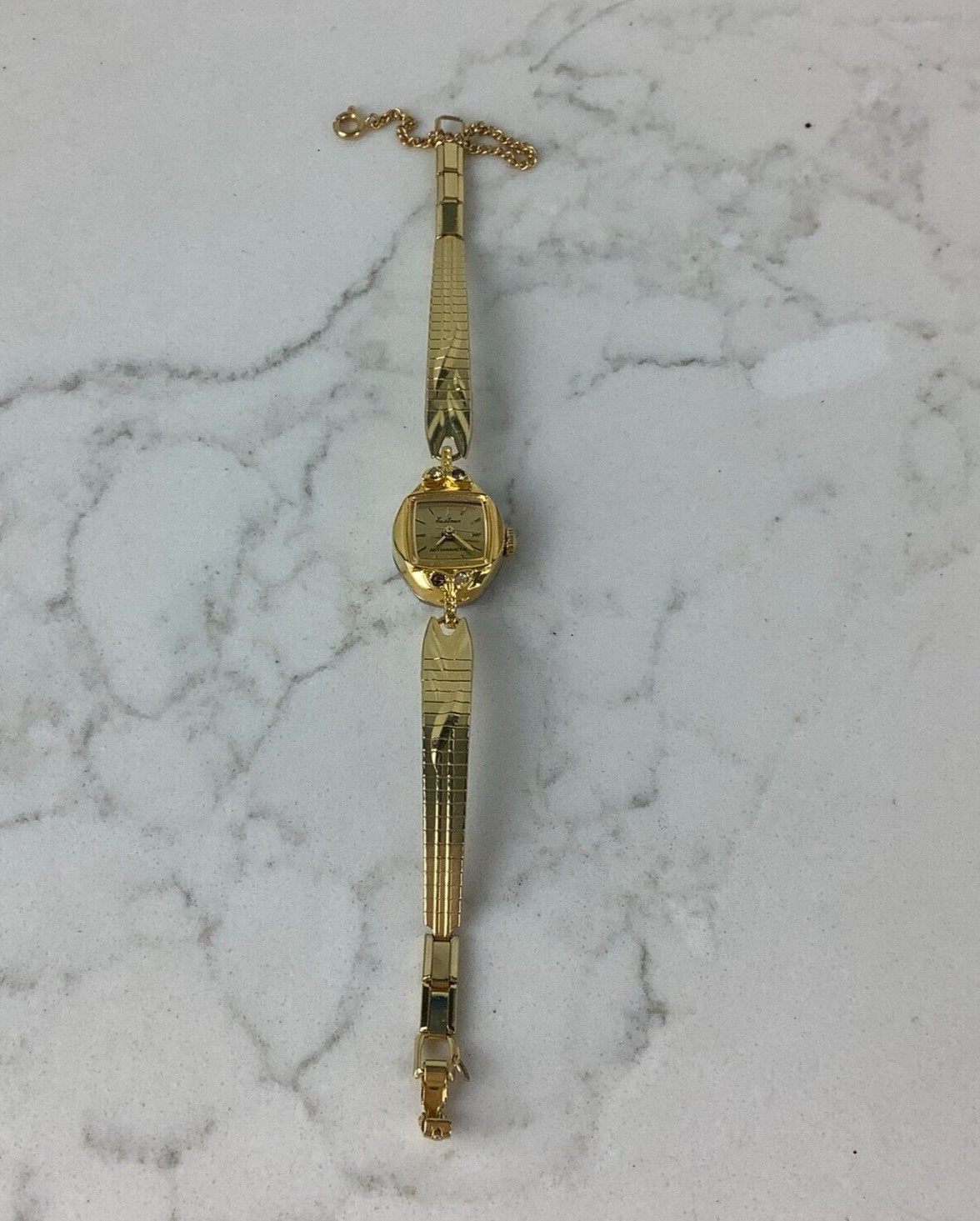 Women’s Vintage Eastman Anti Magnetic Watch Made Hong Kong NEEDS BATTERY