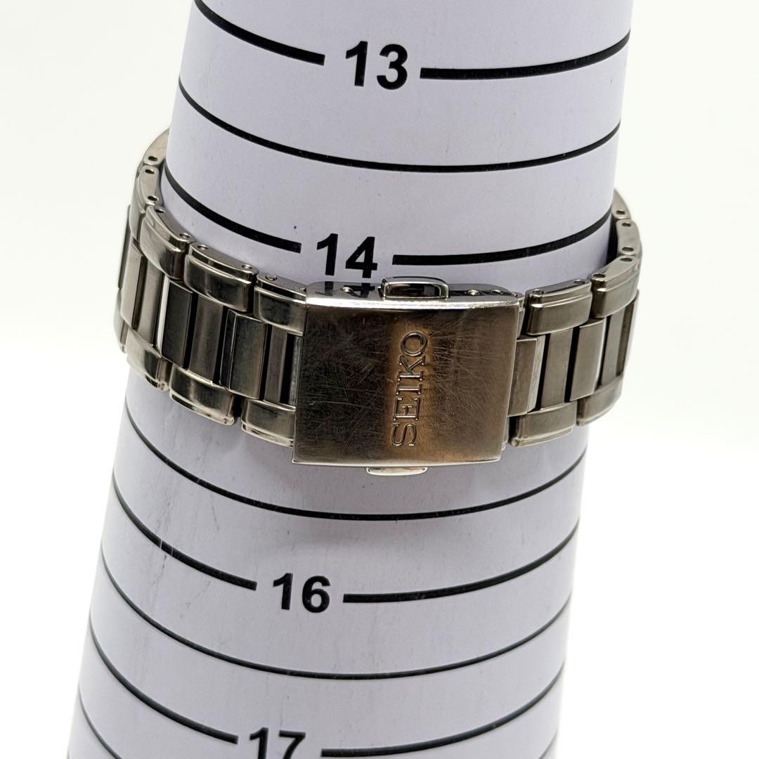 Seiko 7B22-0AD0 Radio Wave Solar Titanium Black Dial Watch Japan 071240