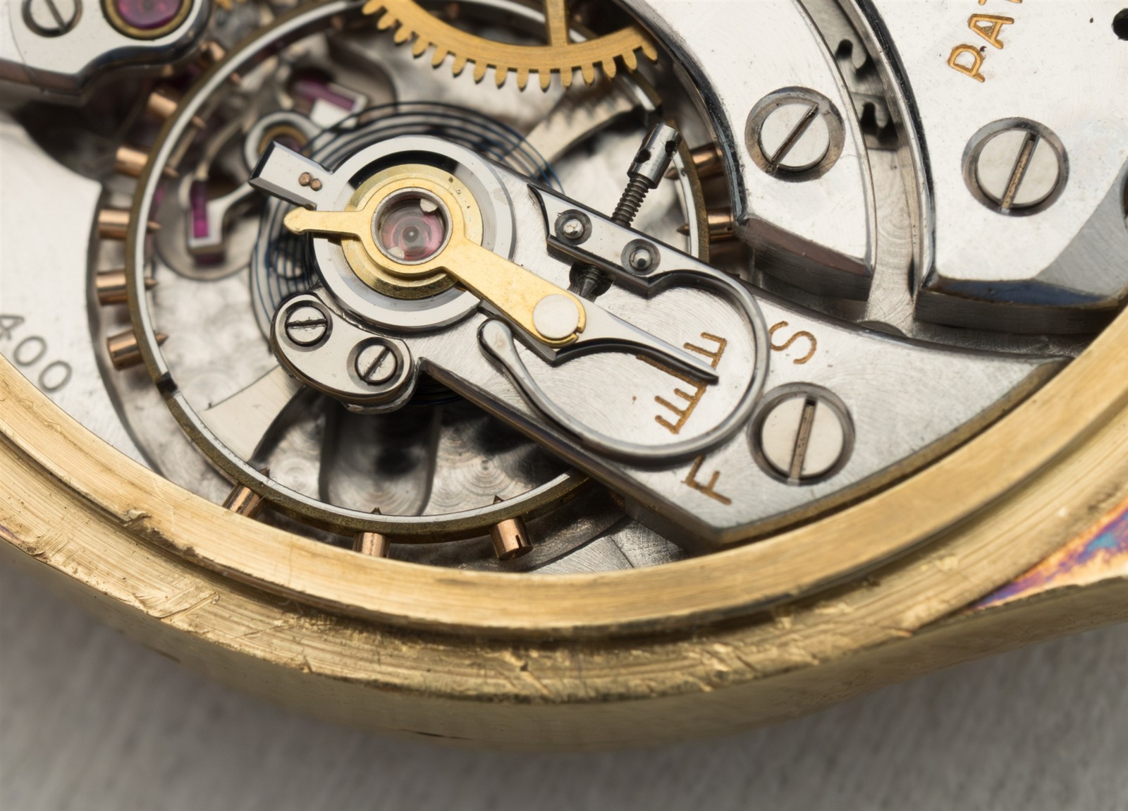 Patek Philippe Ref. 96 Calatrava 1950s Vintage 18K Gold Watch 12-400 Movement