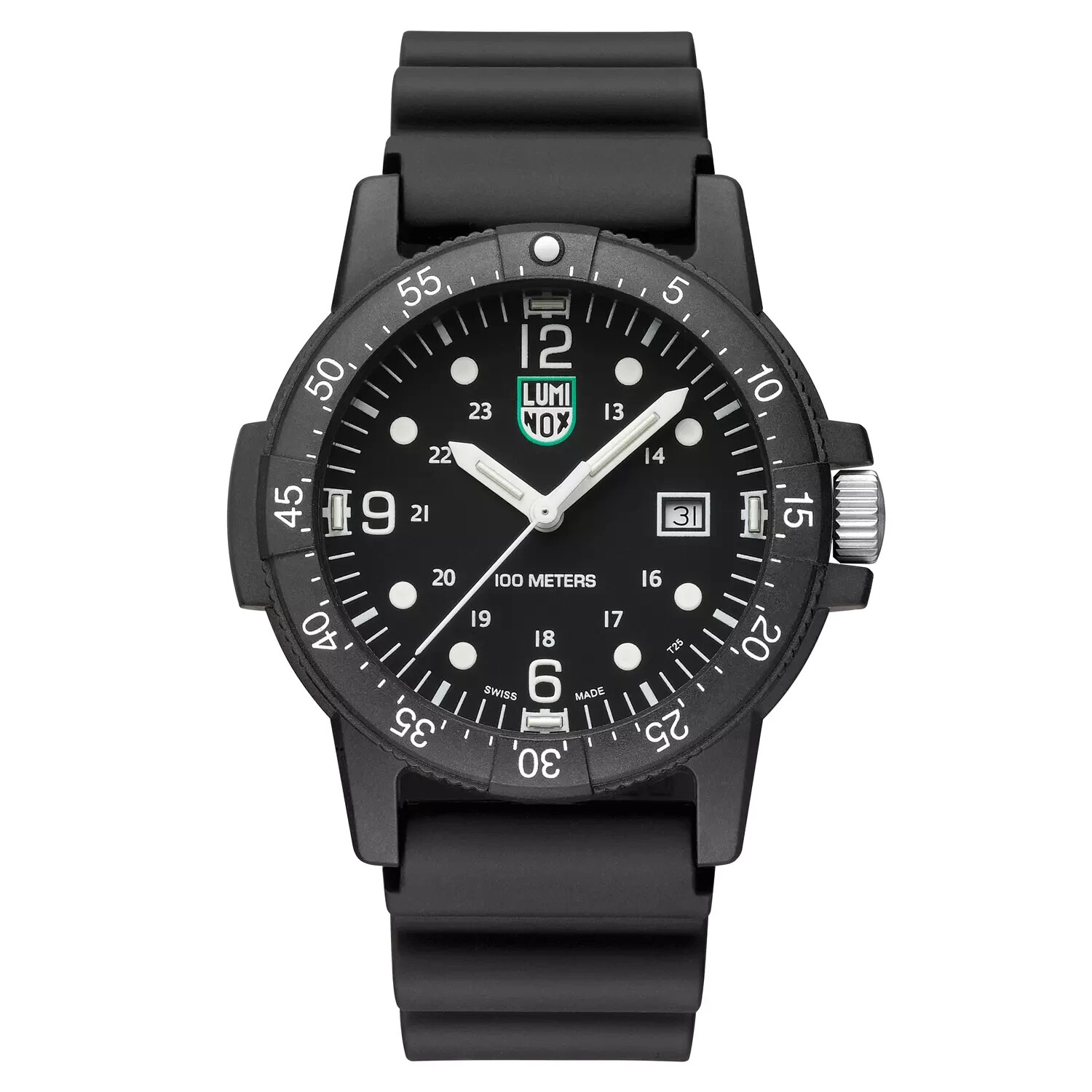 Luminox Sea Bass Men’s CARBONOX Black Dial Rubber Strap Sport Watch – X2.2001