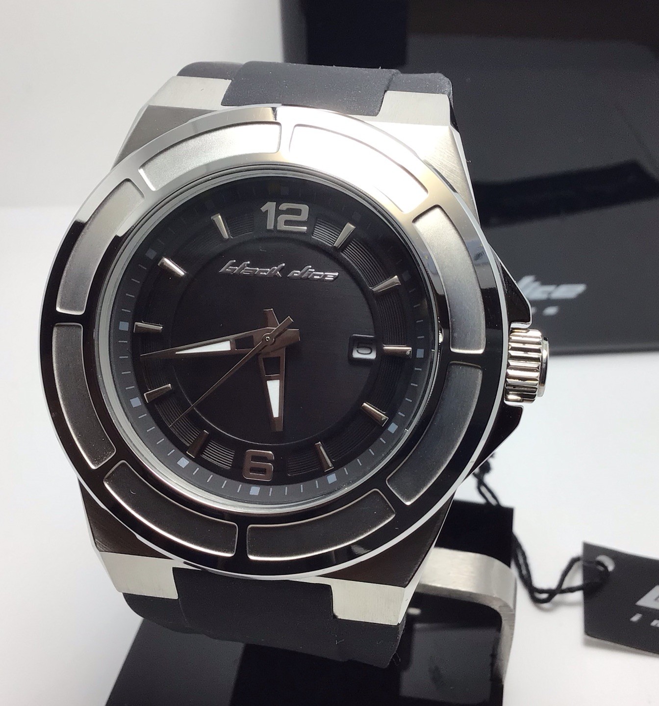 Black Dice Men’s Watch – 5ATM