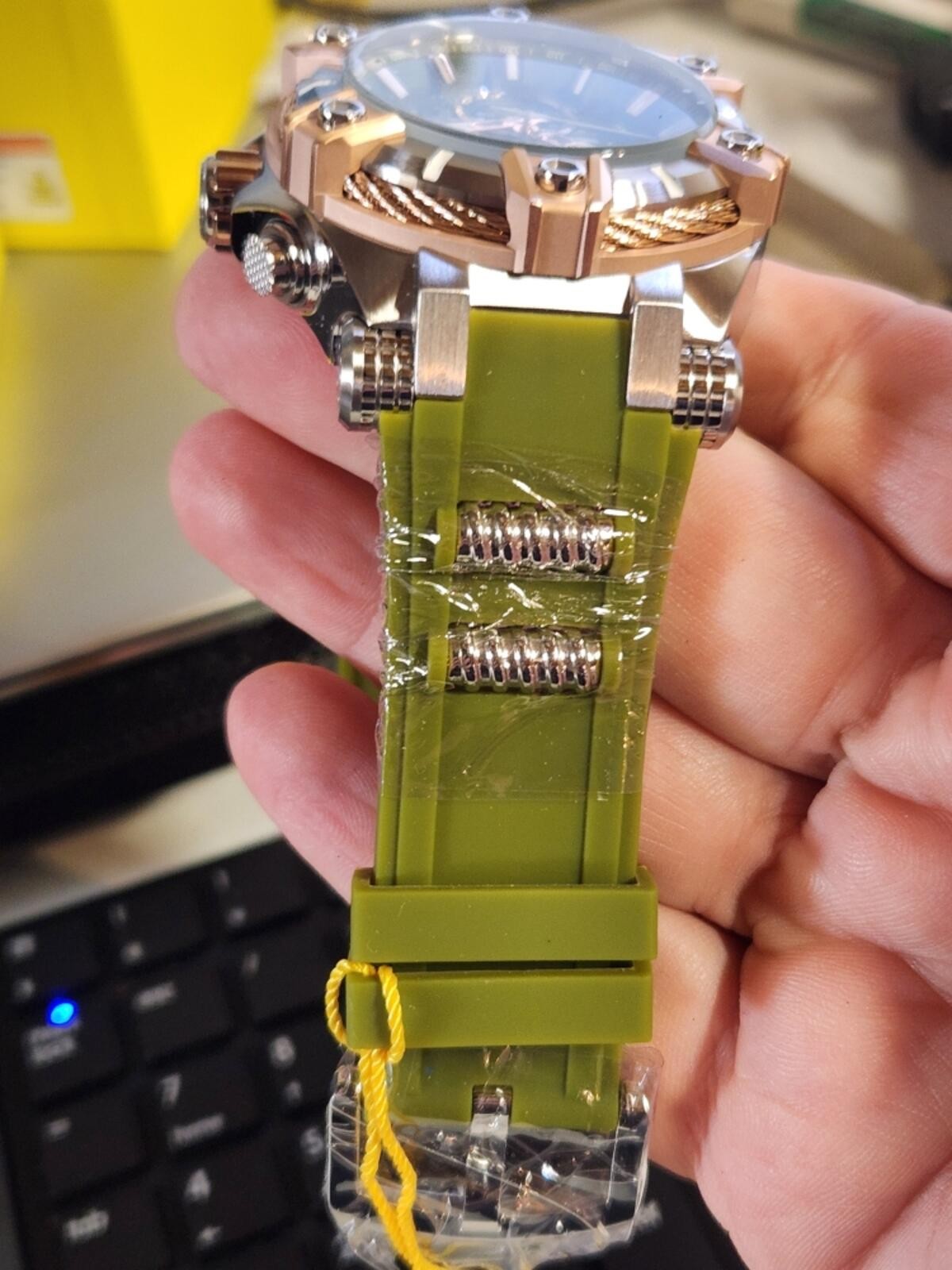 Invicta Bolt Surge Men’s Watch – 52mm, Olive Green, Steel (49809)