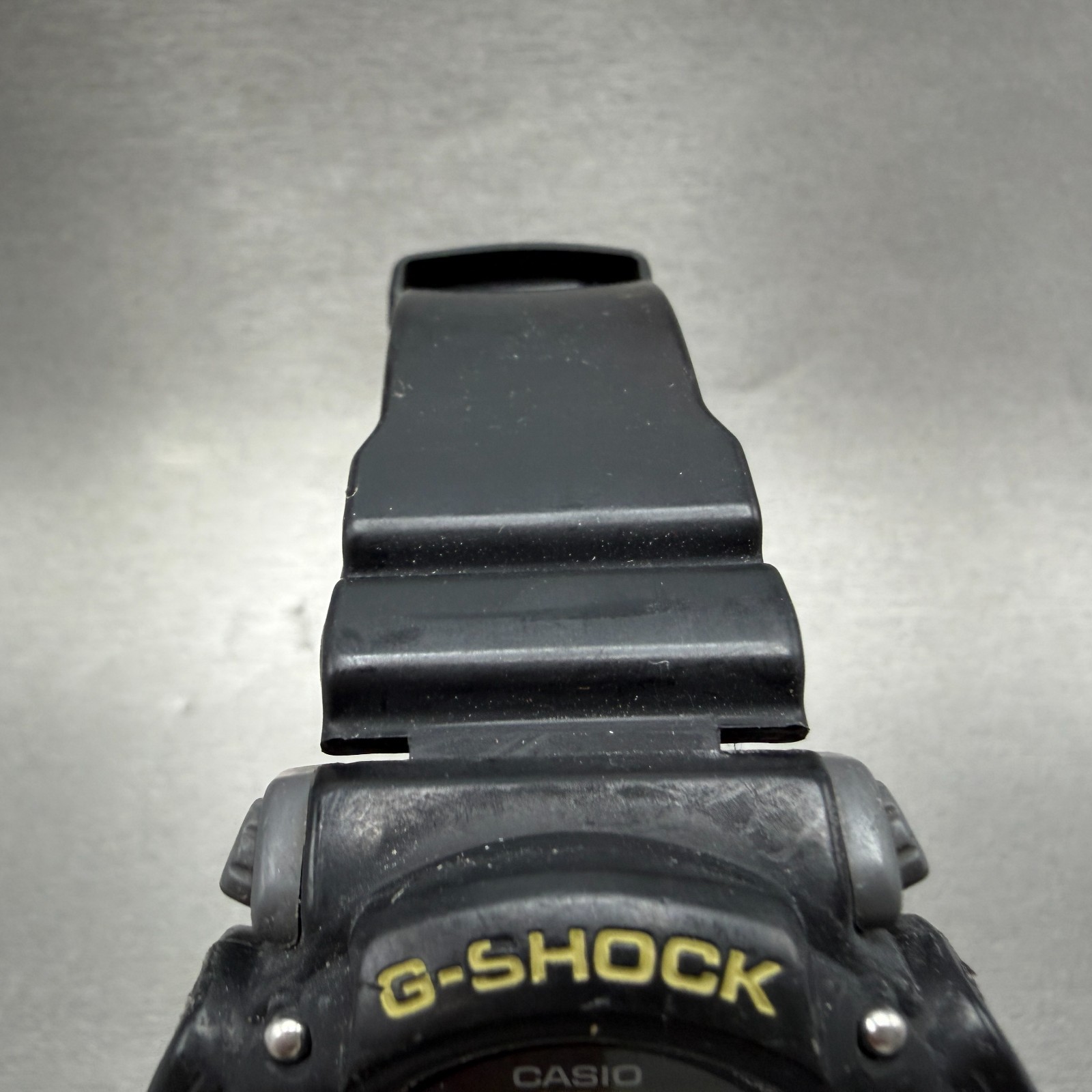 Casio G-Shock DW-9052 Watch Men 47mm Digital Black & Yellow Round New Battery JK