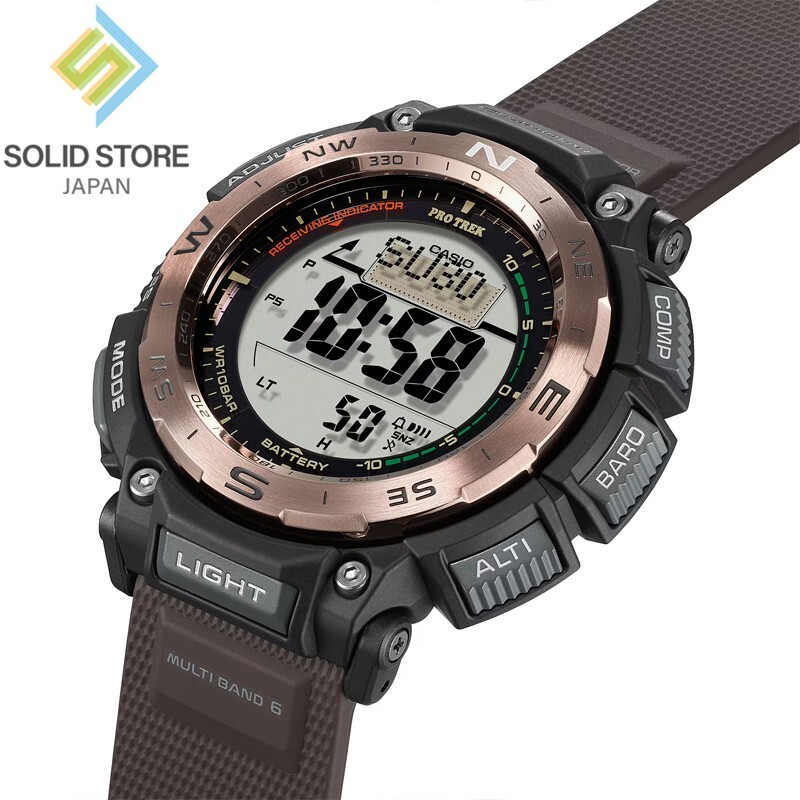 CASIO PRO TRECK PRW-3400Y-5JF Duplex LCD Biomass Plastic Case Radio Solar Watch