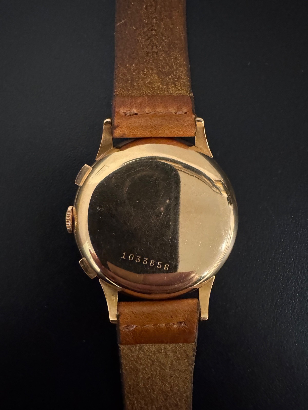 Doxa 18k Gold Chronograph – Valjoux 22 Movement – Vintage Swiss Watch – 1940/50s