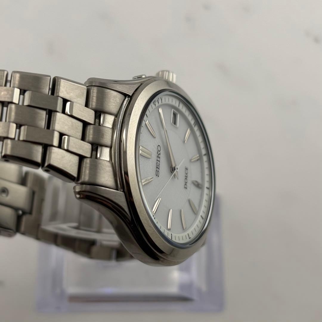 Seiko Dolce SADZ123 38mm 22cm Wrist Solar Radio Controlled Mens Watch Japan