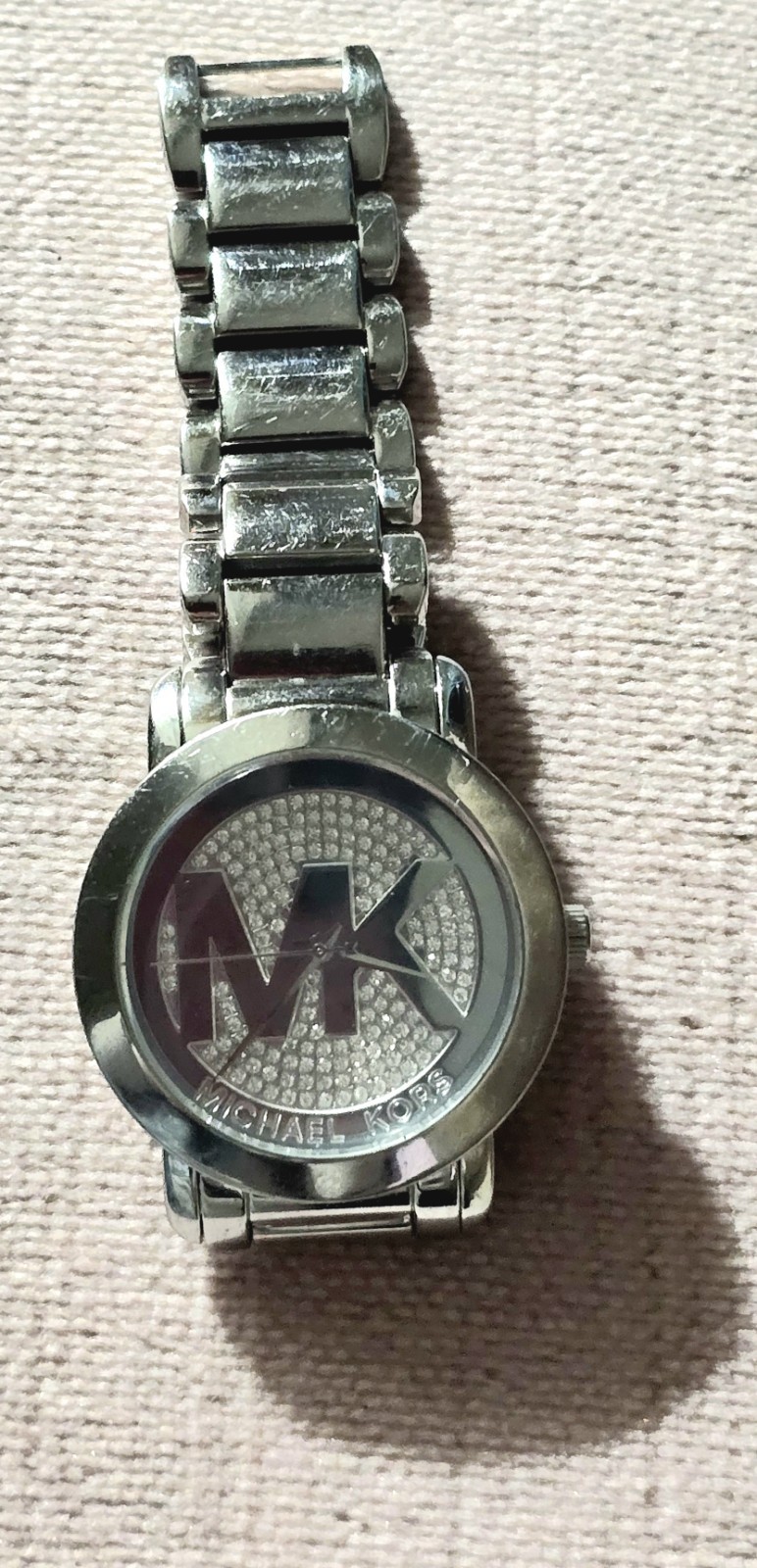 Michael Kors MK3461 Runway Silver Pave Dial Stainless Steel Women’s Watch