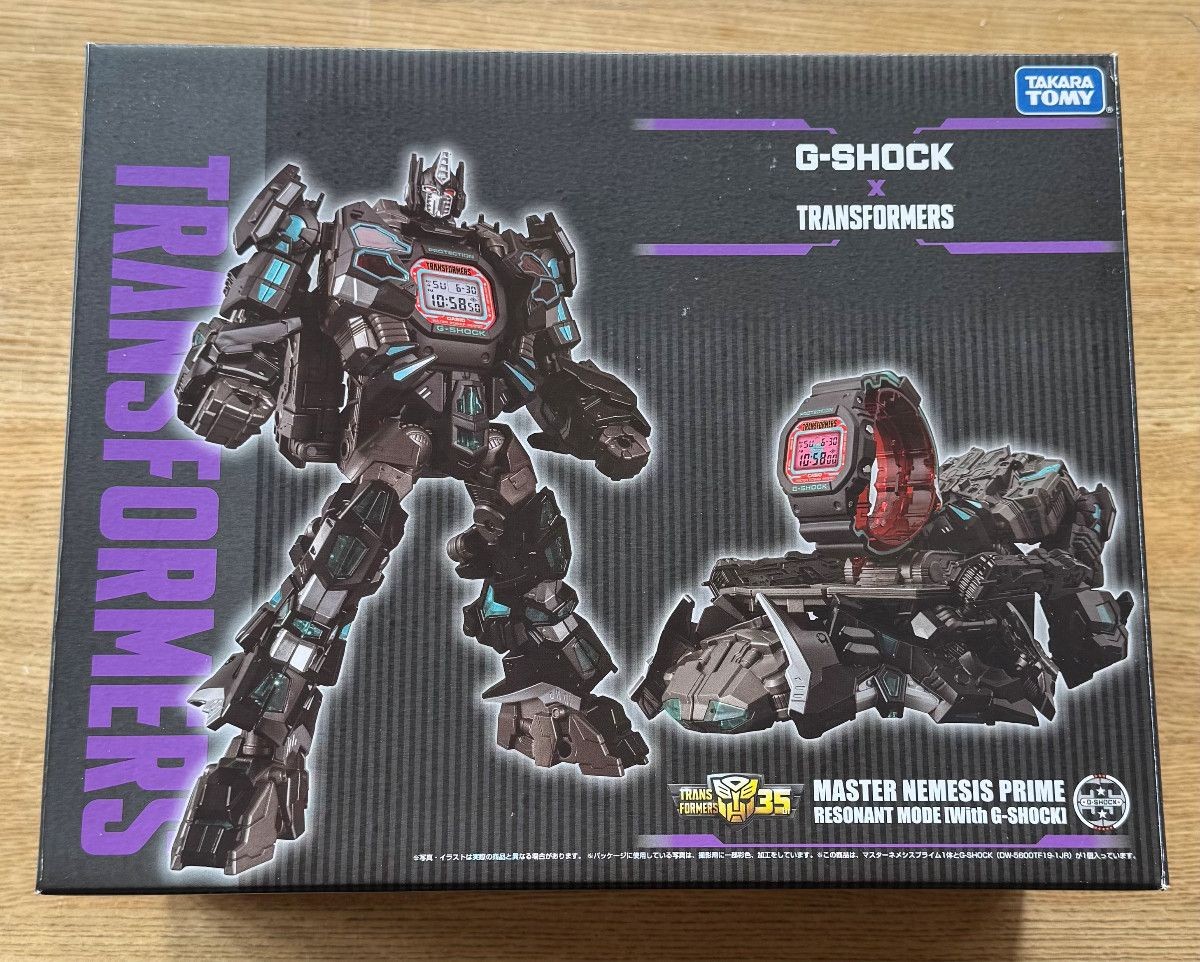 G-SHOCK × TRANSFORMERS Master Nemesis Prime Resonant Mode DW5600TF19-1JR
