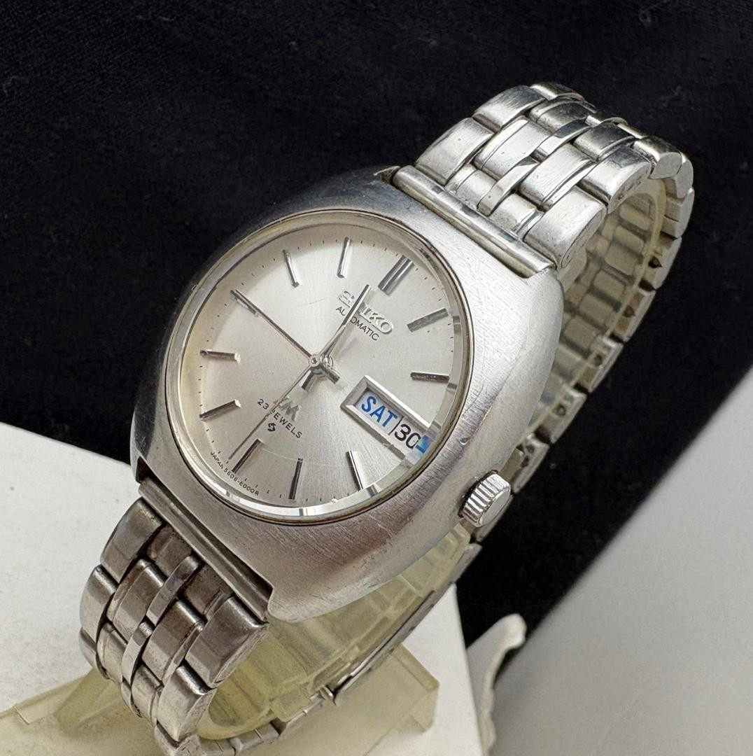 Seiko 5606-6000 Automatic Watch Wrist 18.5cm