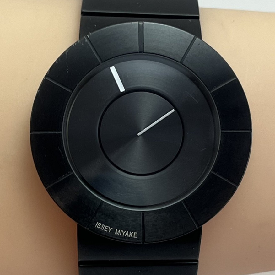 SEIKO Issey Miyake TO SILAN002 Quartz Black Dial Minimalist Watch Full SET#466B