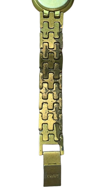 Vintage Darky Five Star Swiss Made Women’s Gold Plated Bracelet Watch 1990s 753.