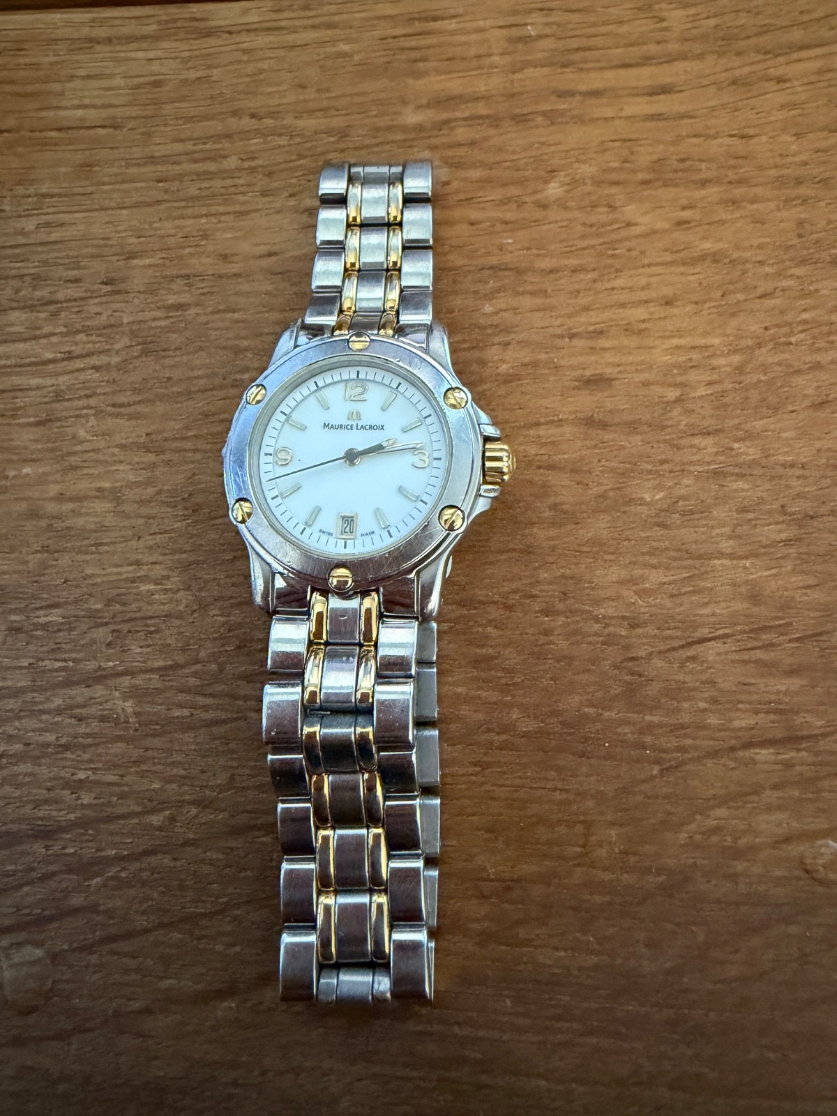 Maurice Lacroix Ladies Watch Ref 89819 Two-Tone Steel & 18k Gold Swiss Working