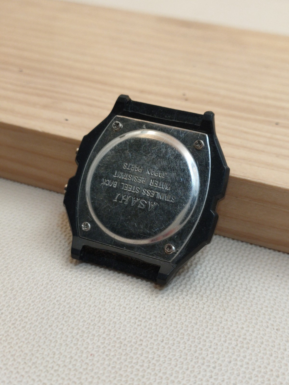 Asahi Digital Watch M-546 Unisex Vintage Month Date 37mm Case Quartz