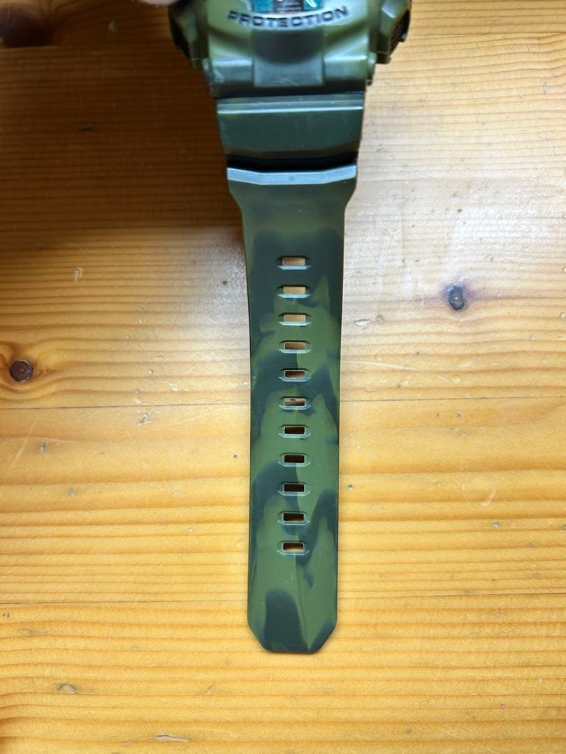 Casio G‑SHOCK GA‑100MM‑3A Camouflage Green Watch – 5081 Module Japan Movement