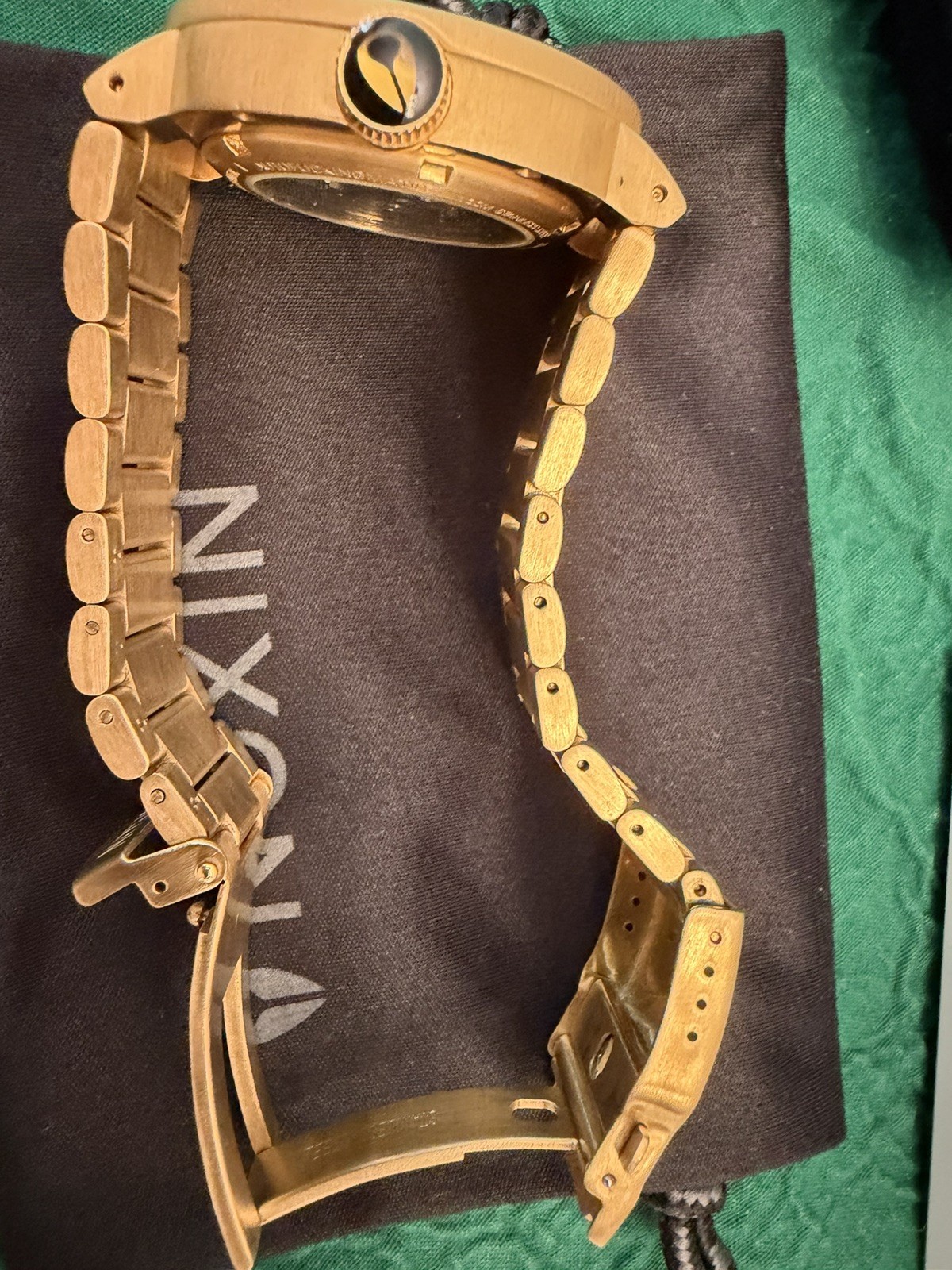 Nixon – The Capital Automatic Watch – Gold – Excellent Condition – Rare