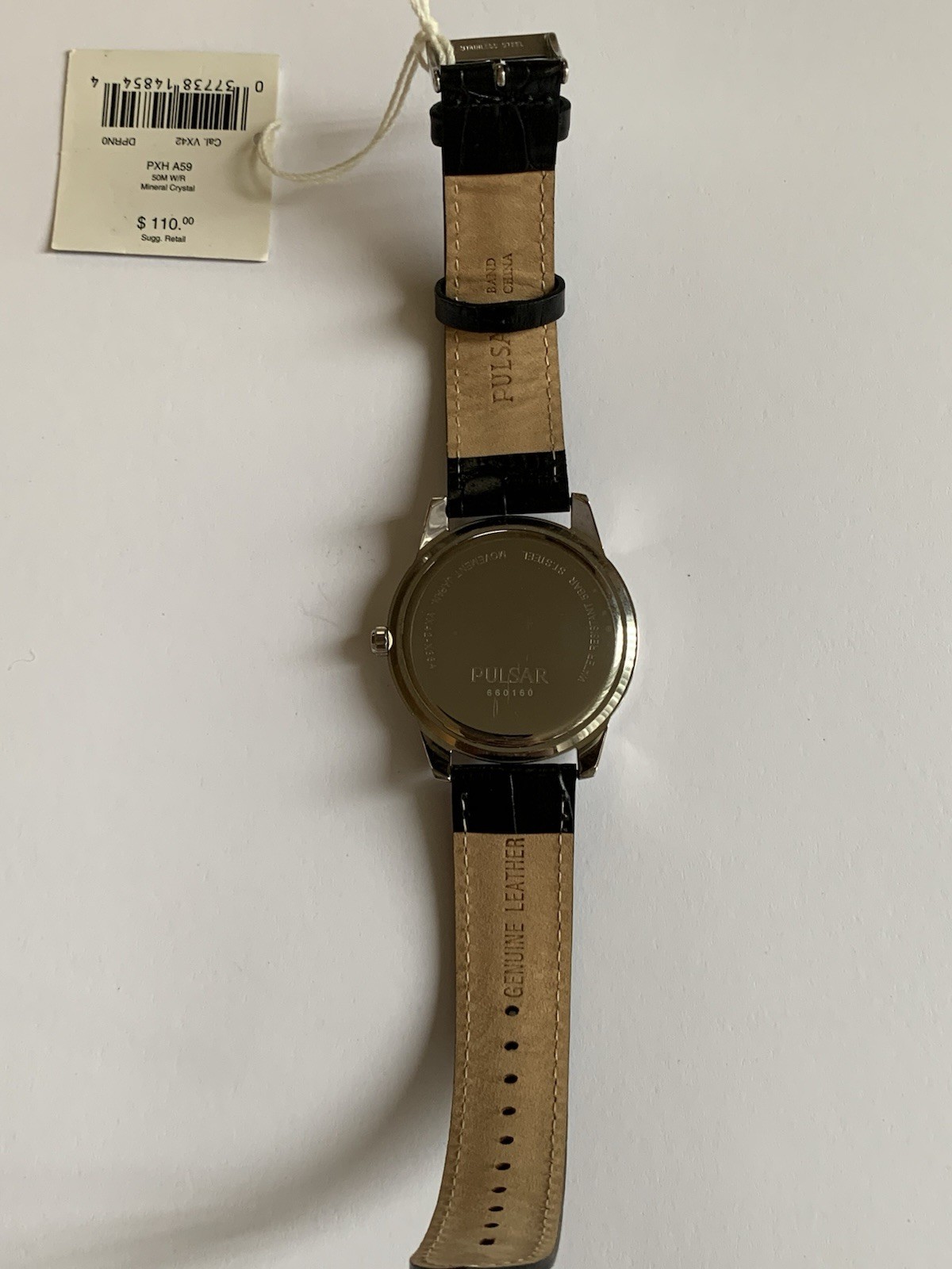 Vintage Pulsar PXH A59 Mineral Crystal Quartz Watch. Working-Need Battery