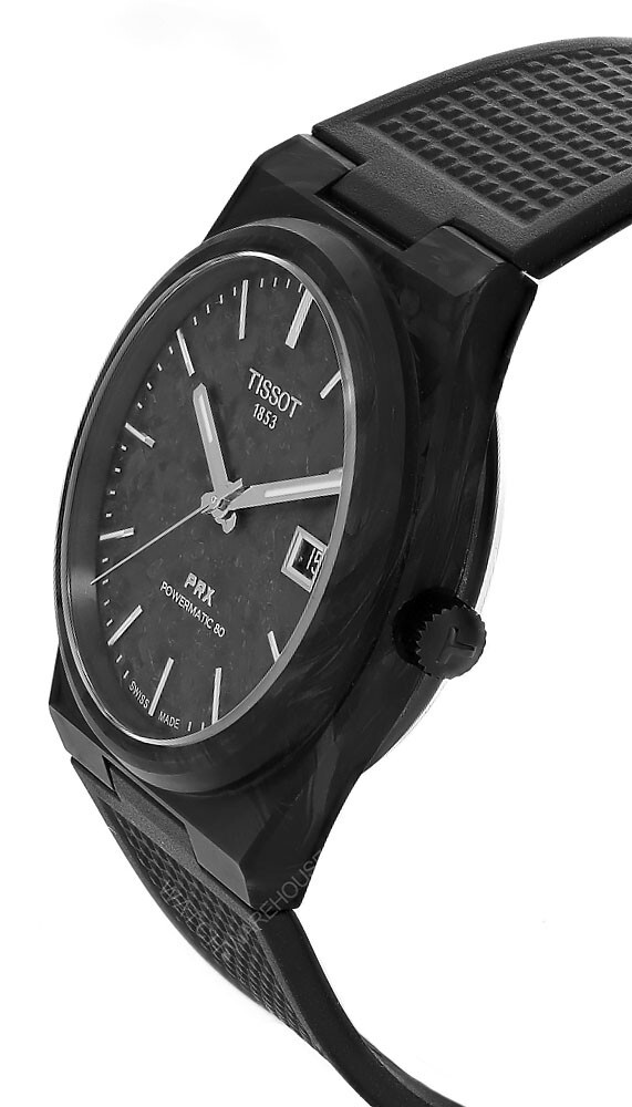 TISSOT PRX Powermatic 80 Carbon 40MM Automatic Men’s Watch T137.907.97.201.00