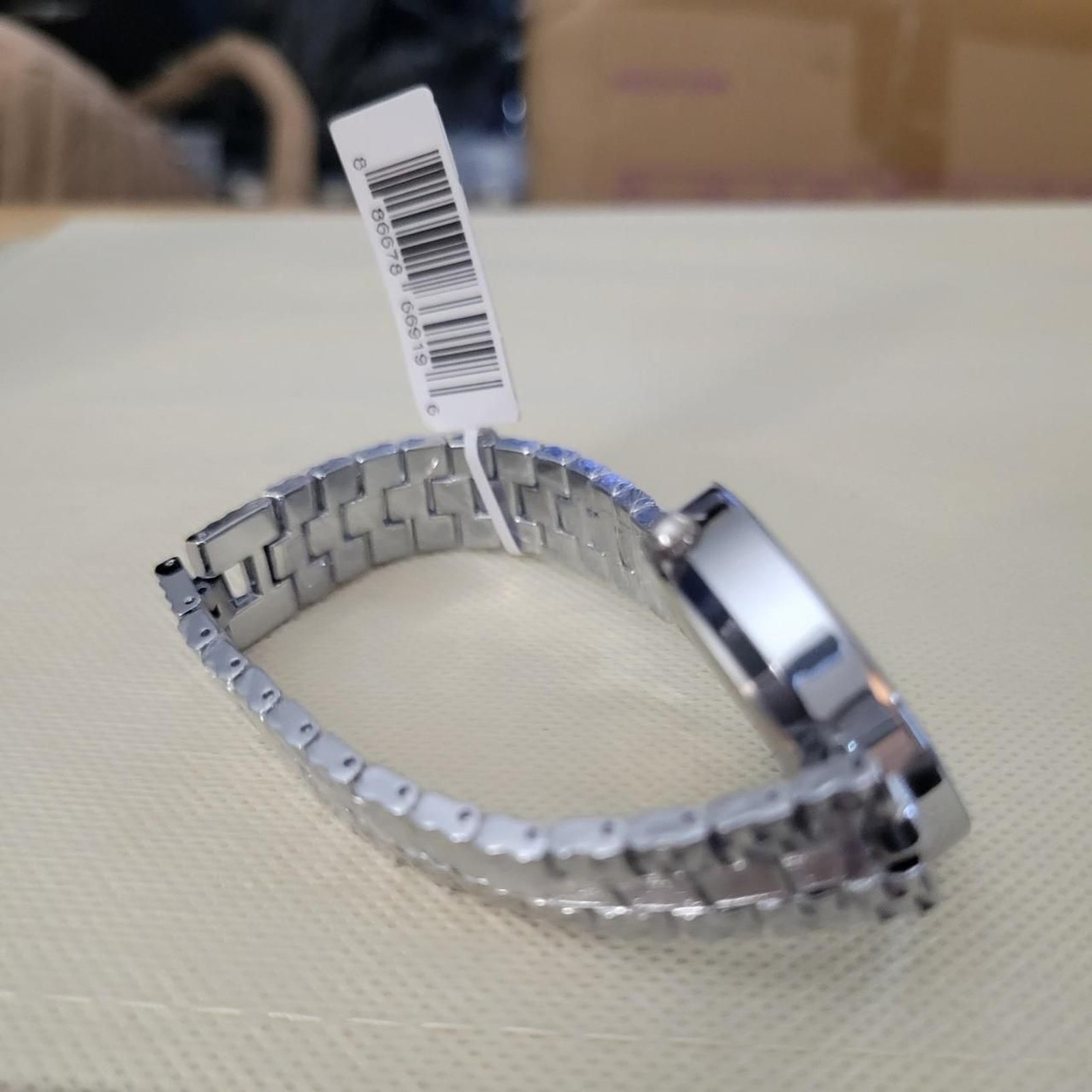 No-brand Women’s Pink and Silver Watch
