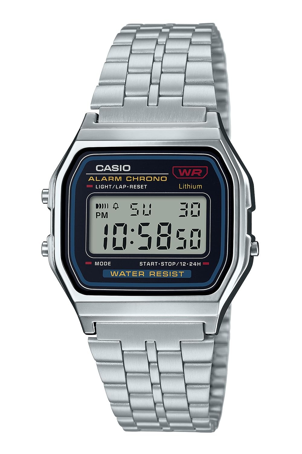 Brand New CASIO Vintage A159WA-N1JH Men’s Digital Watch Silver
