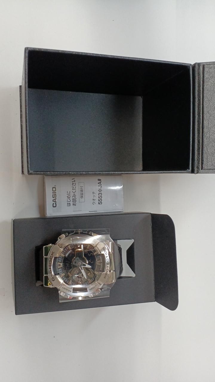 CASIO G-SHOCK GM-110 1AJF Black Men Watch Auth Japan