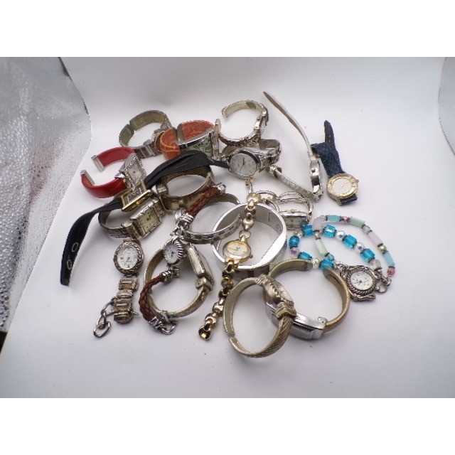 Lot of Assorted Women’s Fashion Watches Casual Dressy Styles Need Batteries