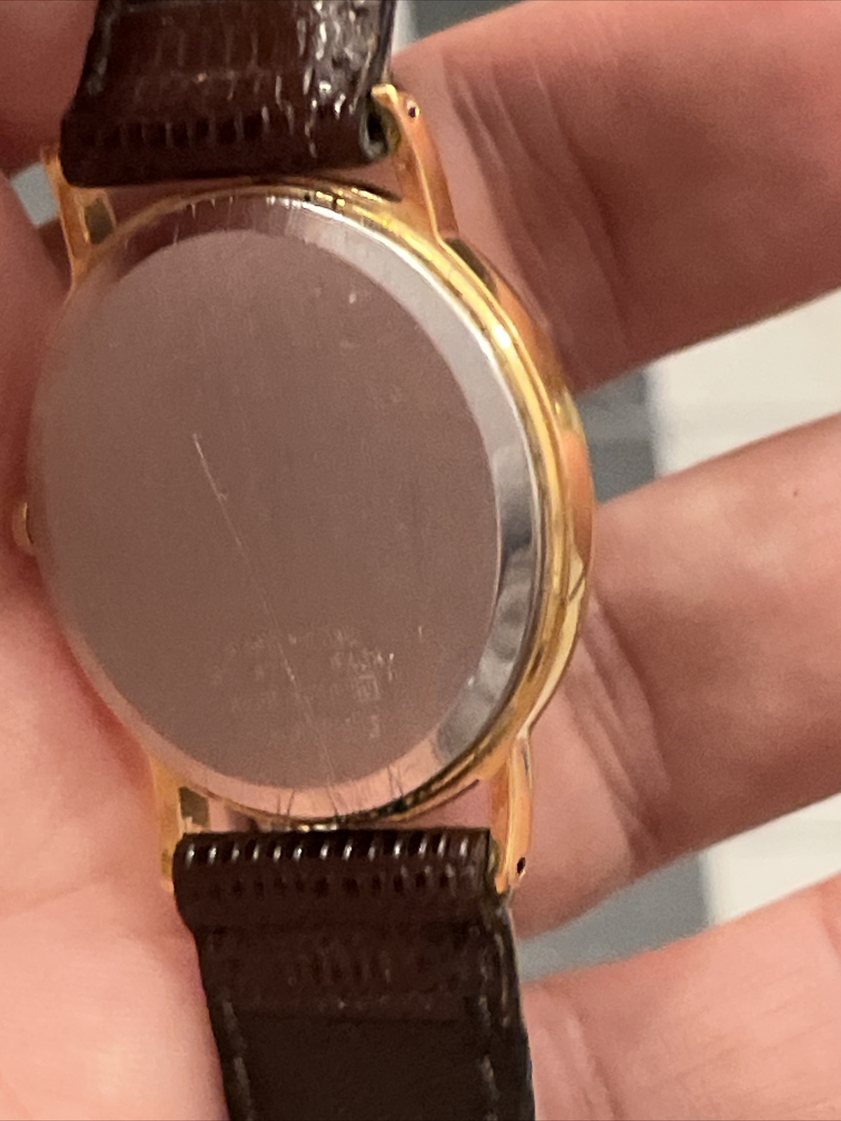 Mens Vintage 1985 Watch SEIKO 65307009 Marked Diamond Dial Midsize gold G2U