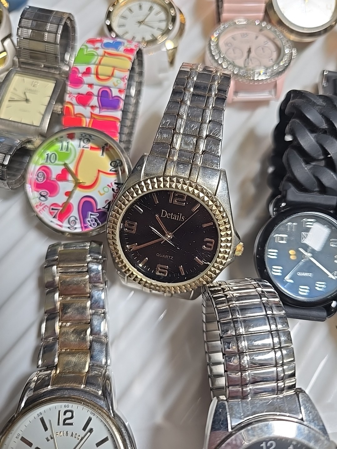 Mixed Lot of 39 Watches And Batteries Multiple Brands See Pictures