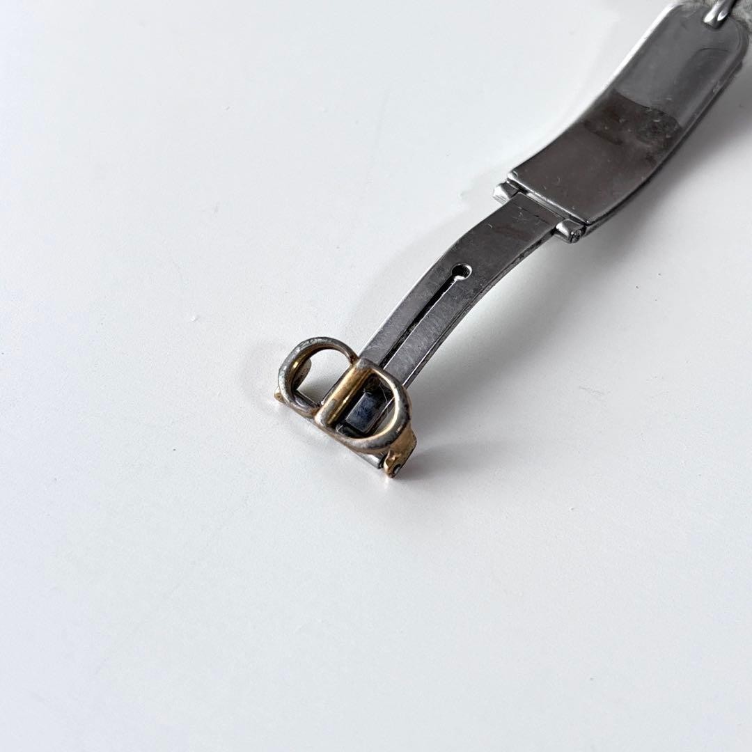 Christian Dior Vintage Gold Diamond Ladies Quartz Watch 22cm Length 18mm