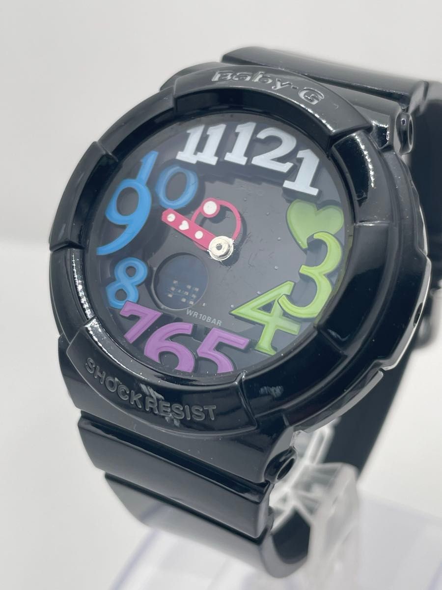 Battery and strap replaced CASIO Casio Baby G Ana Digi Neon Dial Black Quartz BL