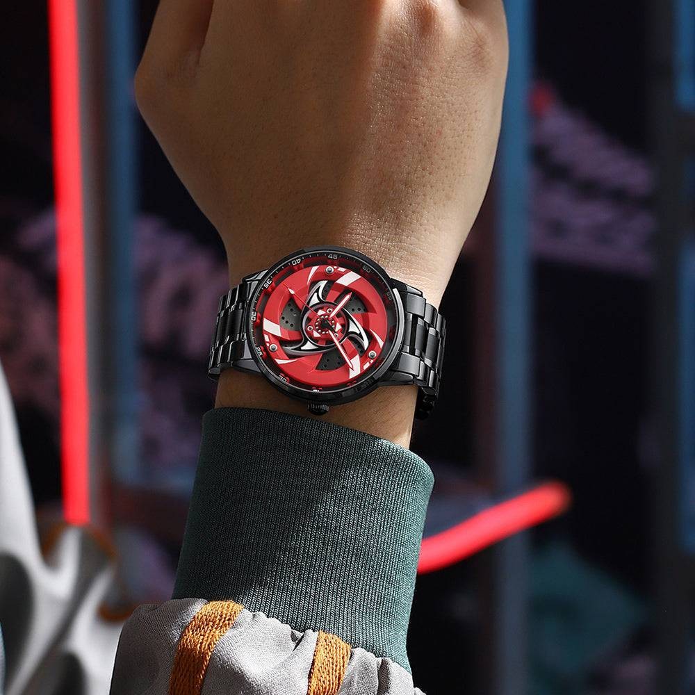 Babusar Naruto Itachi – Spinning – Anime Inspired Watch