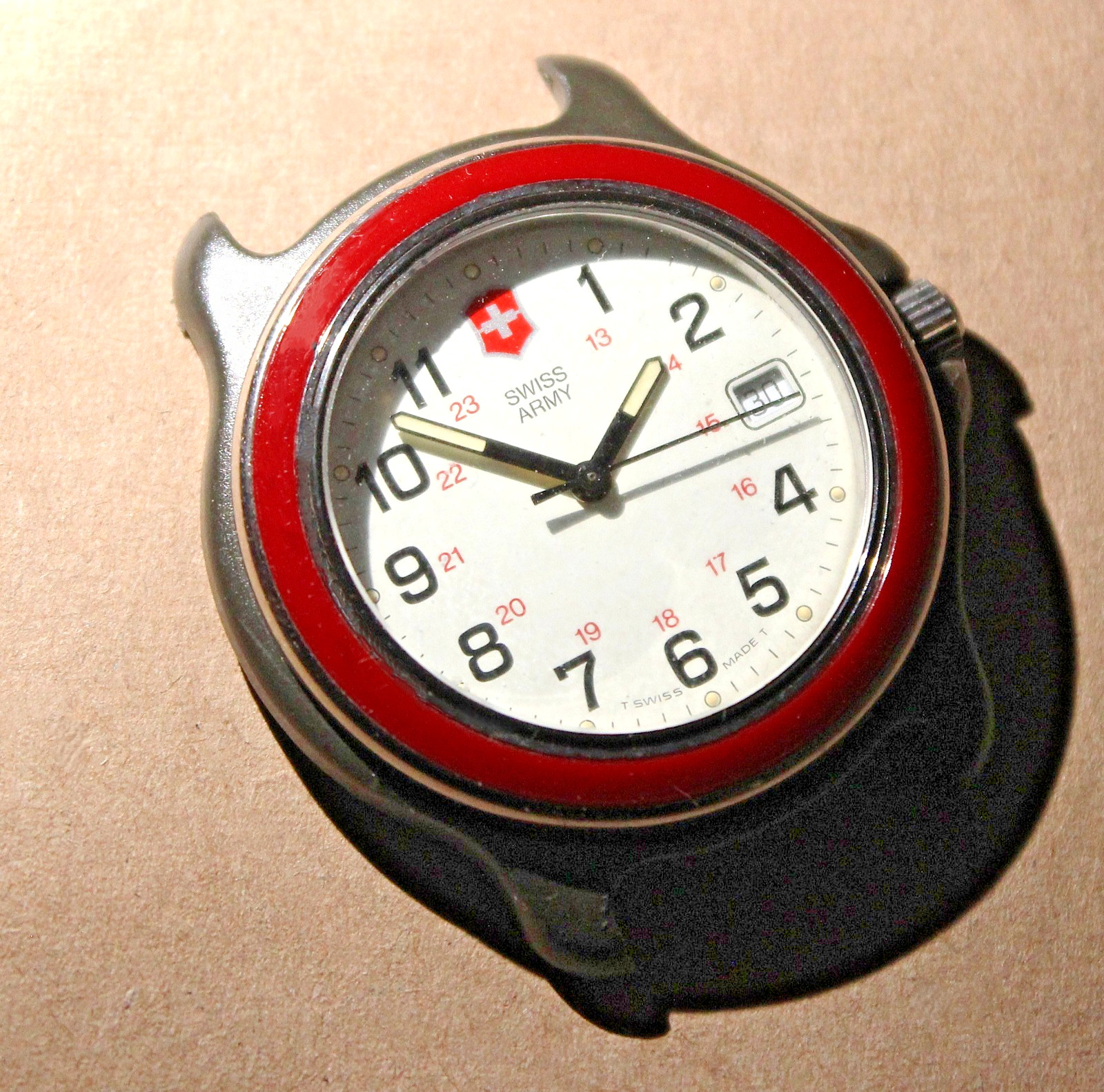 Swiss Army Brand Marlboro 38mm Watch Only (No Band) FOR PARTS ONLY (vtg 90’s)