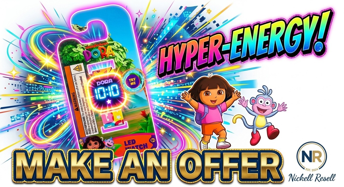 Dora the Explorer LED Watch Nickelodeon Kids Toy New in Package 6+ Ages