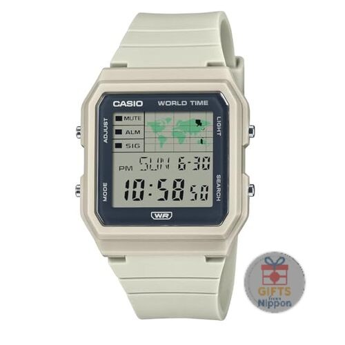Casio LF-30W-8A Quartz Digital Watch Ivory Biomass Plastic Band 38mm New