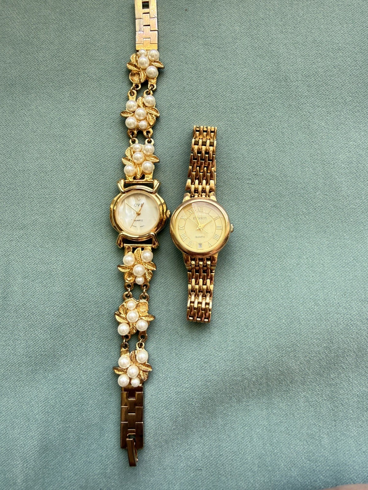 25 WORKING with batteries JOBLOT WATCHES vintage/modern gold/silver tone