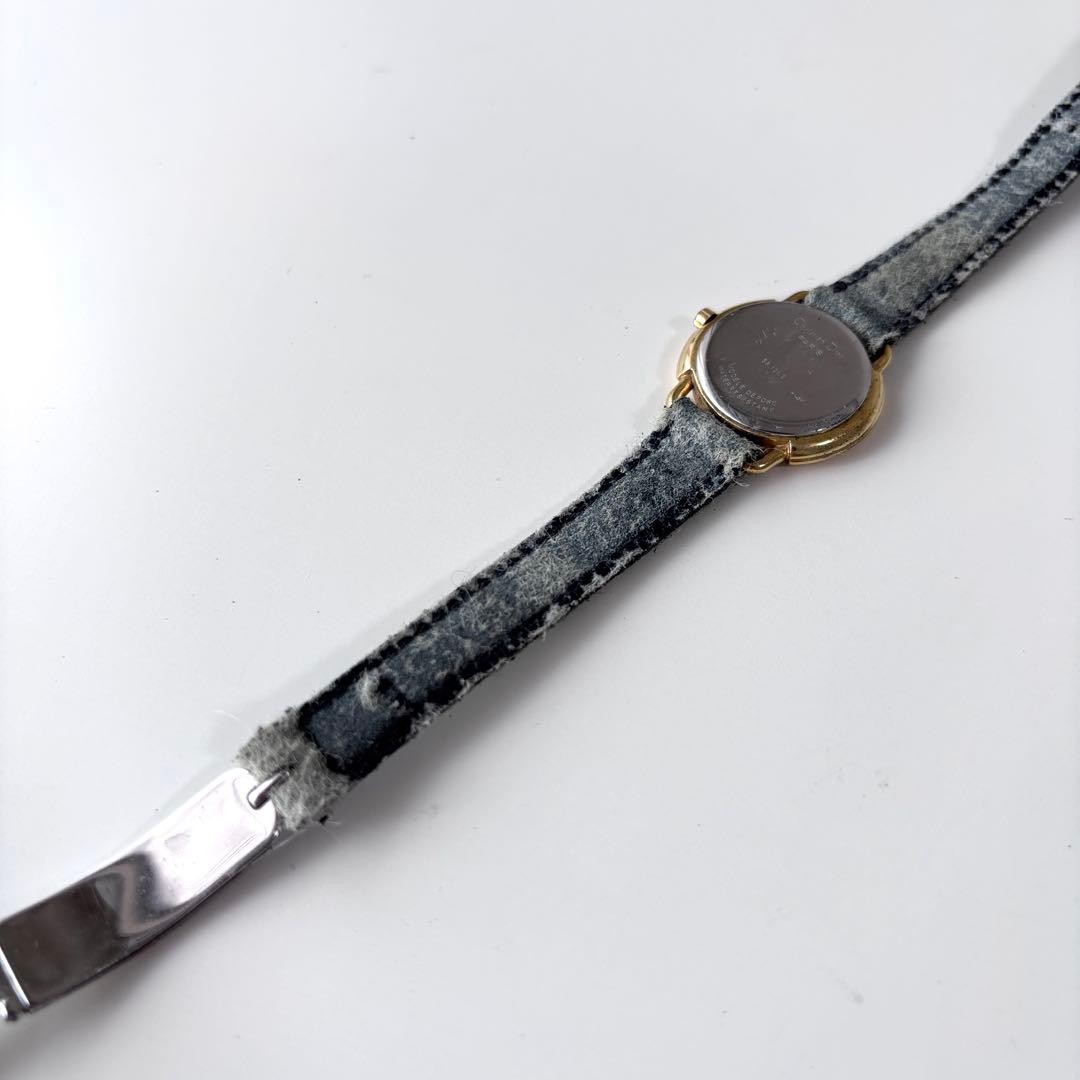 Christian Dior Vintage Gold Diamond Ladies Quartz Watch 22cm Length 18mm