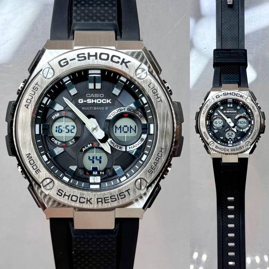 G SHOCK GST W110 G STEEL Radio Solar Ana Digi