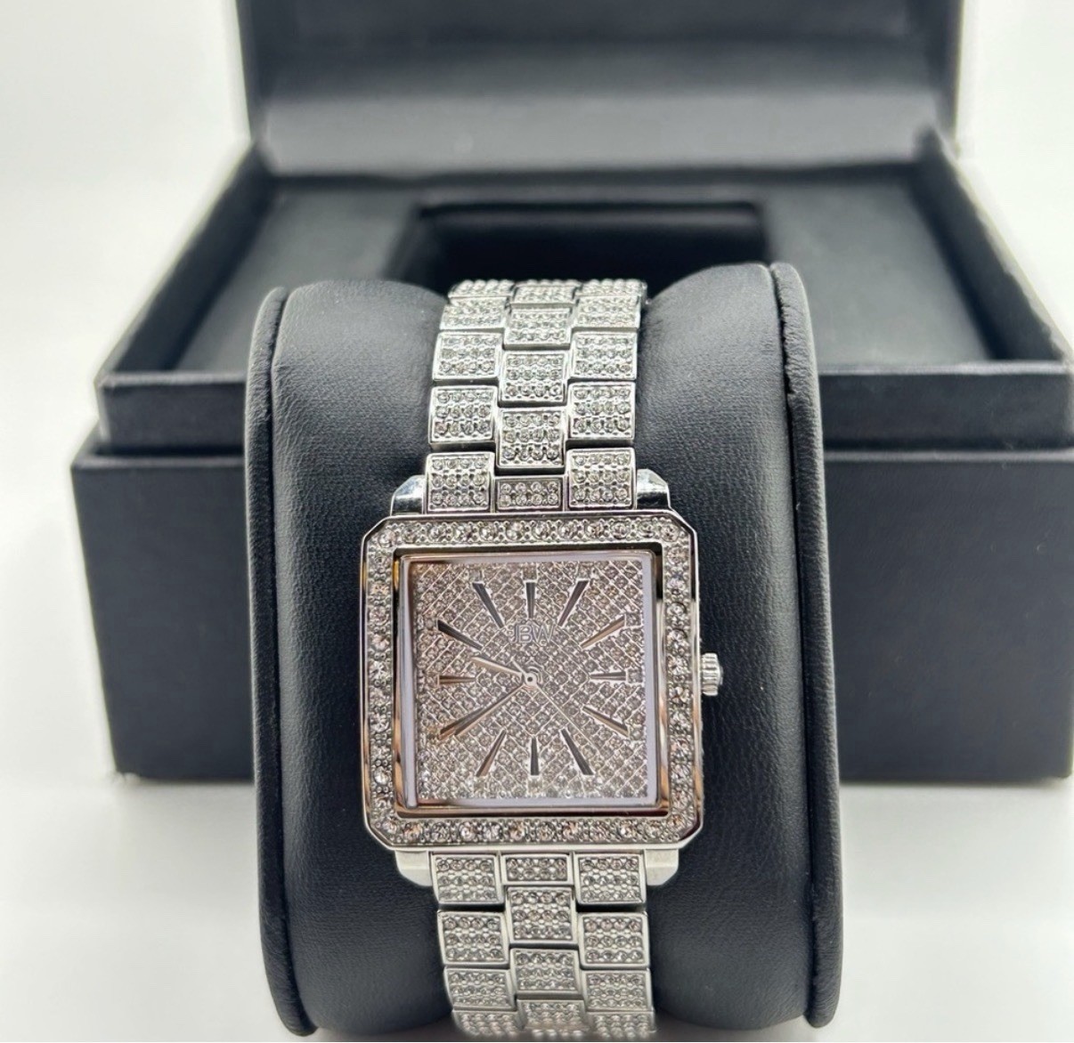 JBW 12 Diamond timepieces And 1095 Crystal Watch 28 Mm Brand New In Box No Paper