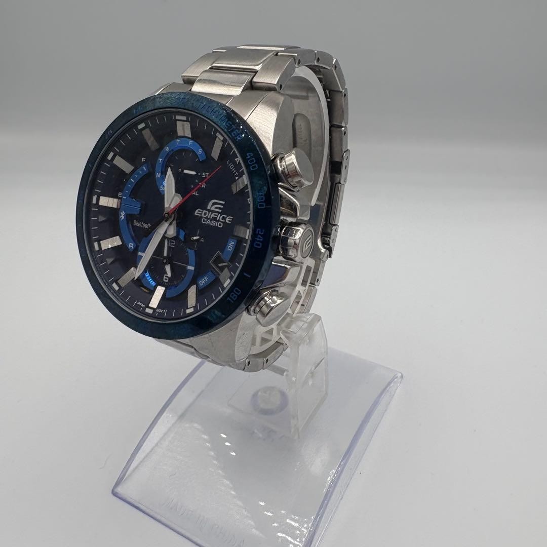 CASIO EDIFICE Analog Watch Silver Blue Men’s