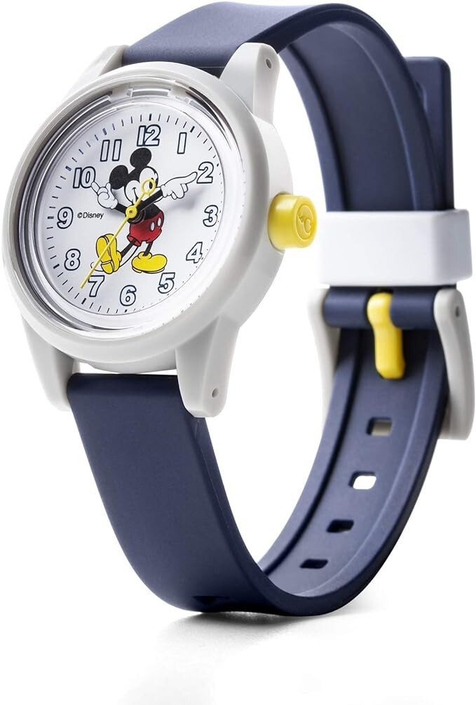 CITIZEN Q&Q Disney Mickey Mouse Watch RP29-800 Quartz Solar Power Urethane Band