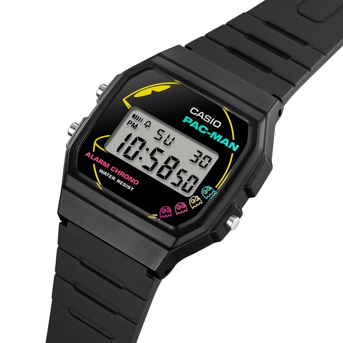 Casio Classic x PAC-MAN Collaboration Watch Black F-91WPC-1AJR Unisex Adults F/S
