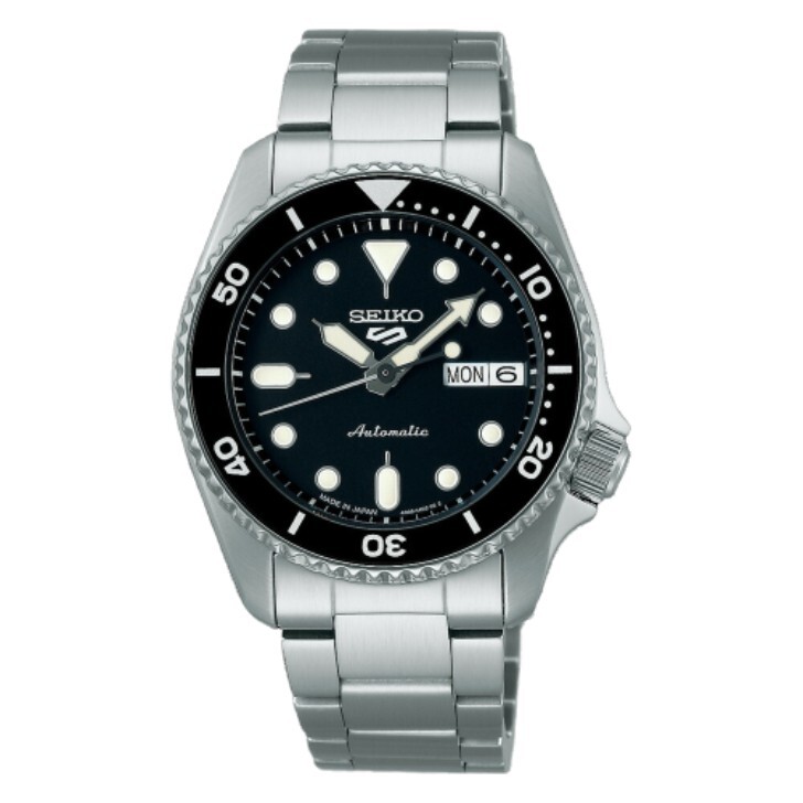 SEIKO 5 Sports SBSA225 Black Automatic Mechanical Diver Men’s Watch New in Box