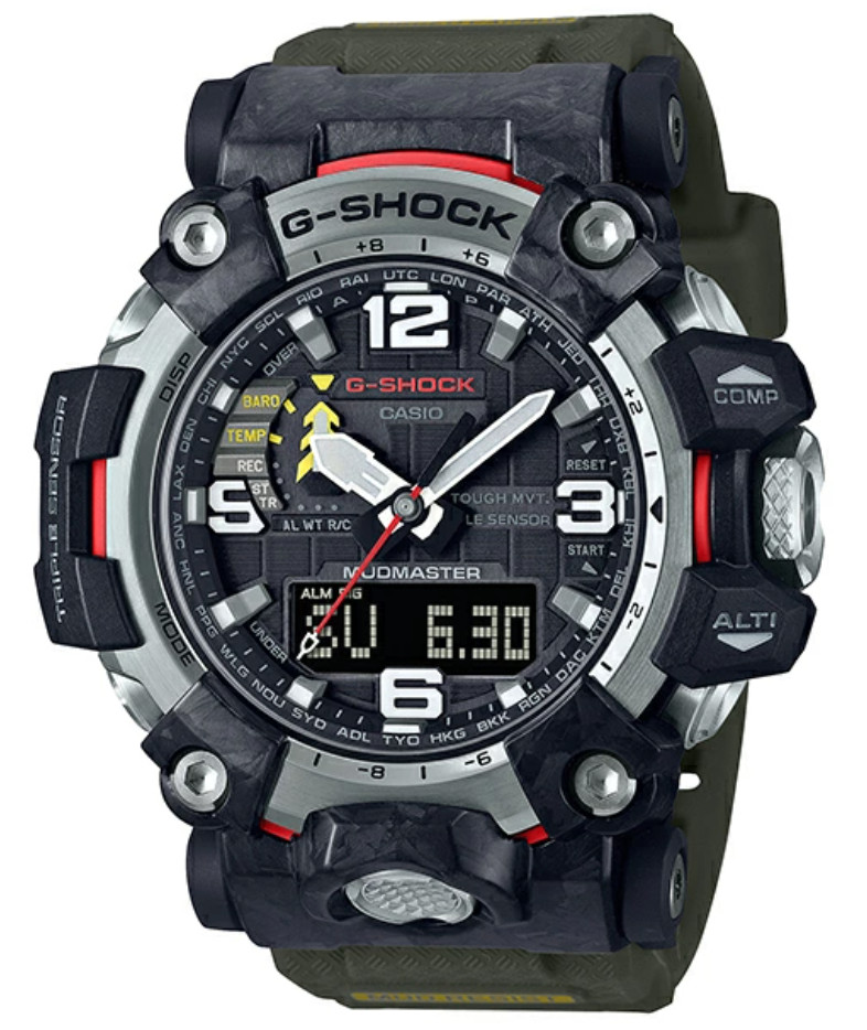【CASIO】G-SHOCK Mudmaster GWG-2000-1A3JF Tough Solar Bluetooth Japan Model DDP