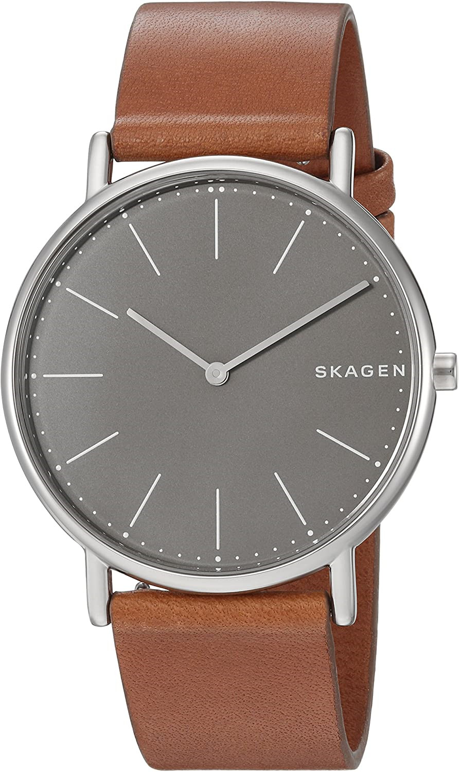 SKAGEN SKW6429 ,Men’s Dress,Slim,Stainless,Silver-Tone,Gray Dial,30m