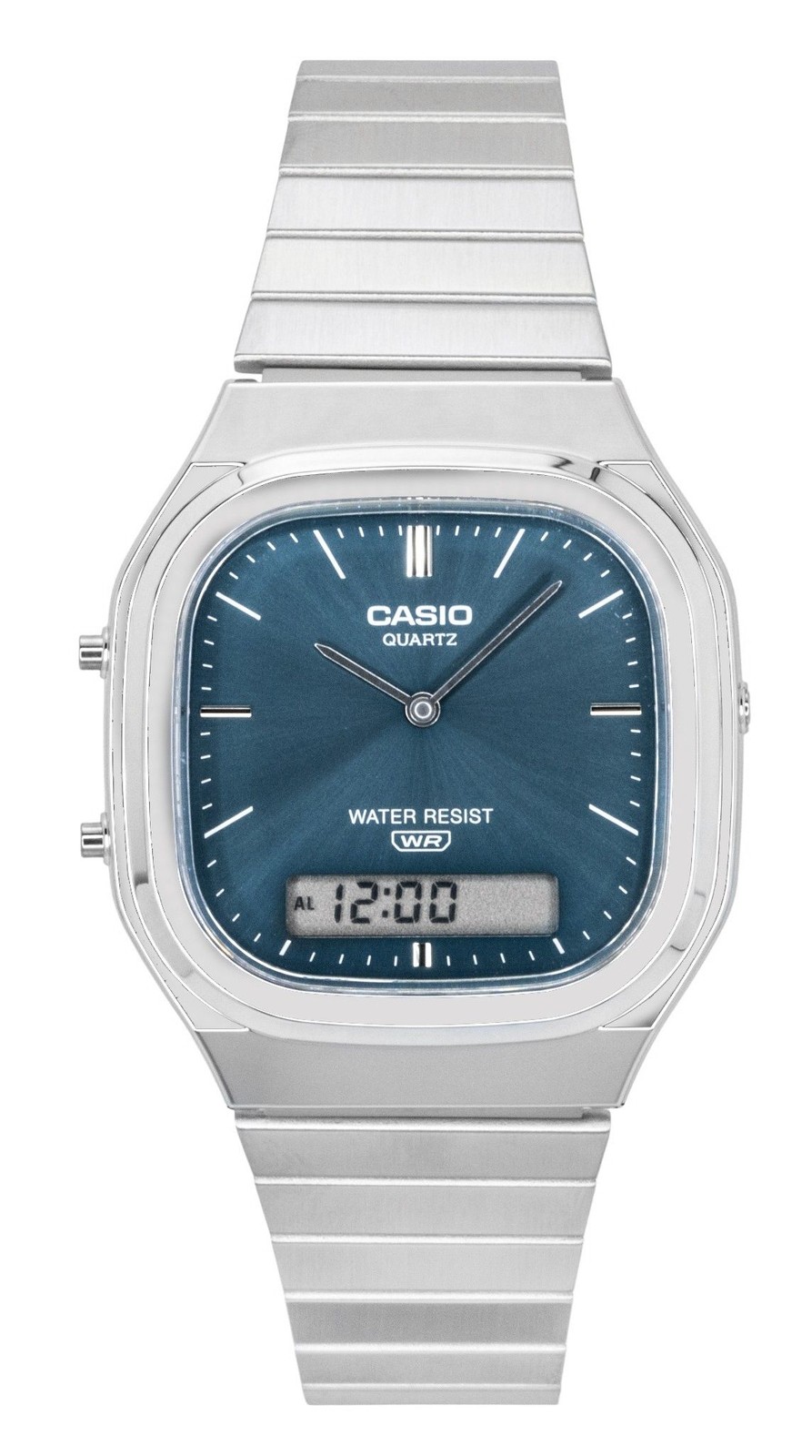 Casio Vintage Analog Digital Sky Blue Dial Quartz Casual AQ-240E-3A Unisex Watch