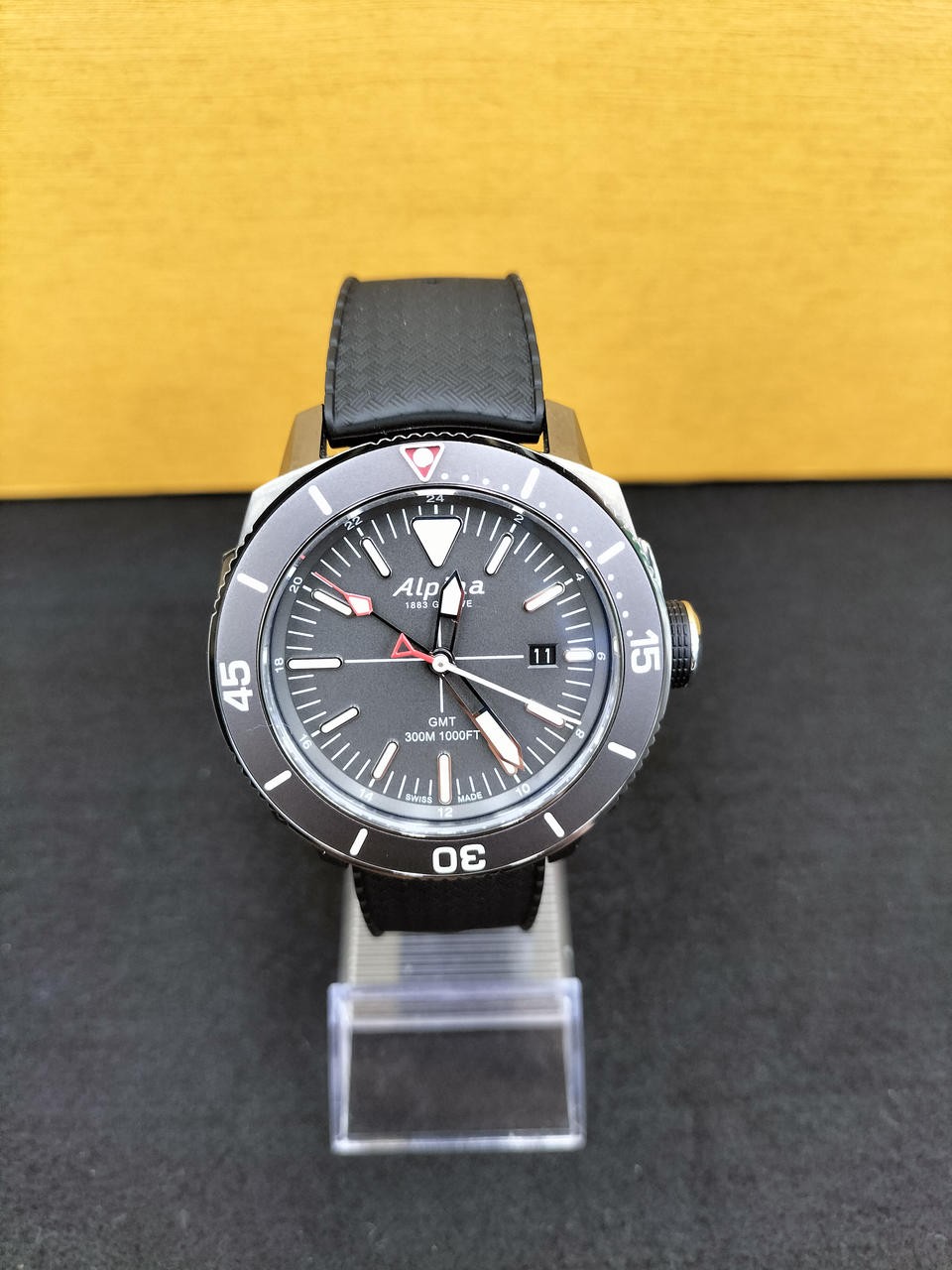 [A4N] Alpina Seastrong Diver GMT AL247X4TV6 Quartz Analog Watch [v2w]