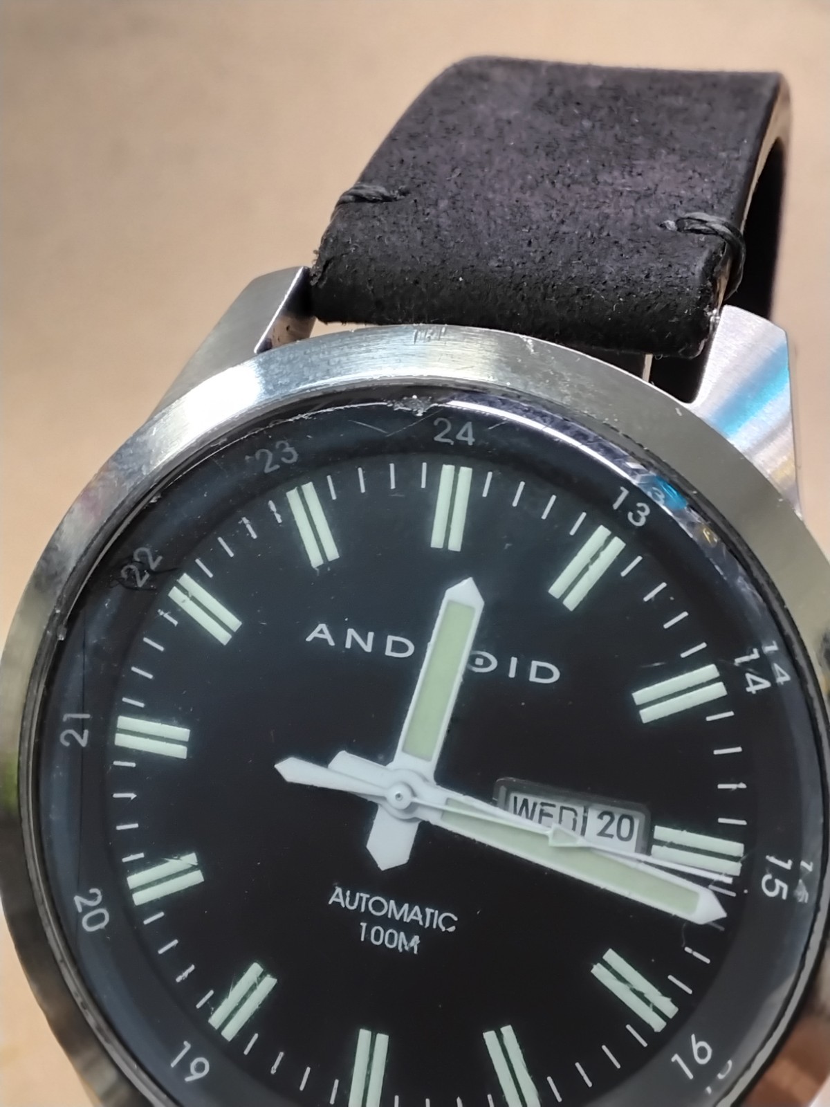Vintage Android USA Force Automatic Japan Miyota 8205 Men’s Watch See Pictures