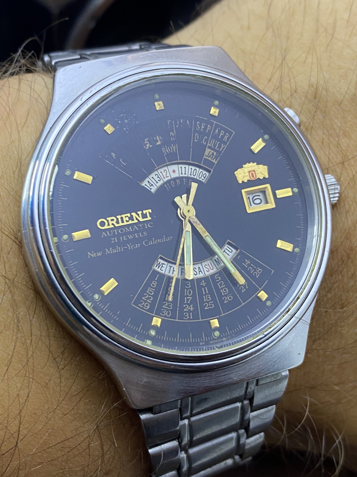 Watch Orient College Perpetual Multi Year Calendar Automatic Vintage #5214