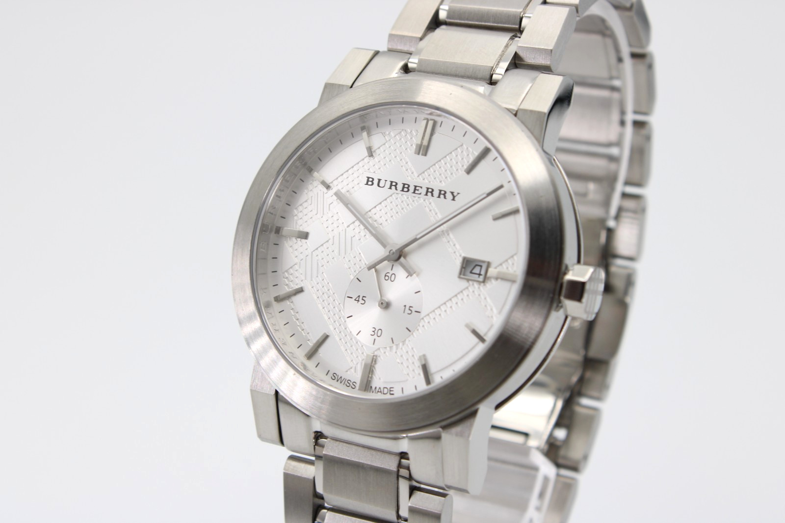 BURBERRY The City BU9900 Silver Dial Men’s Watch 42mm