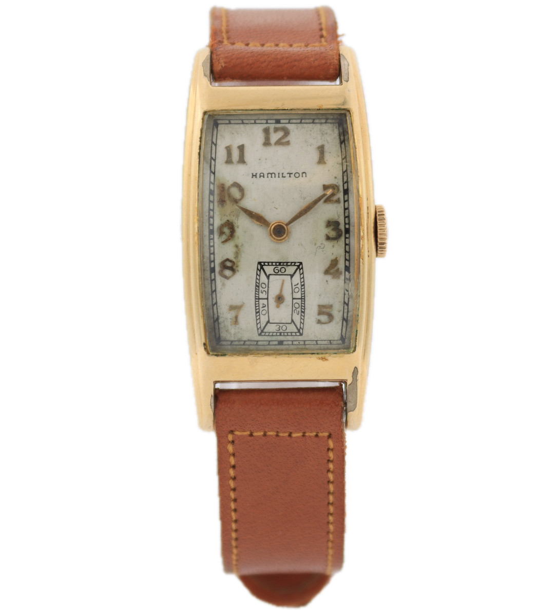 Vintage Hamilton Clark Men’s Mechanical Wristwatch 980 USA 14k Gold Filled2
